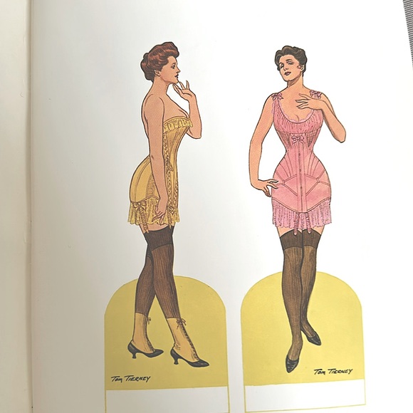UNCUT Tom Tierney Gibson Girl Full Color Paper Dolls 1985 vintage - Picture 4 of 4